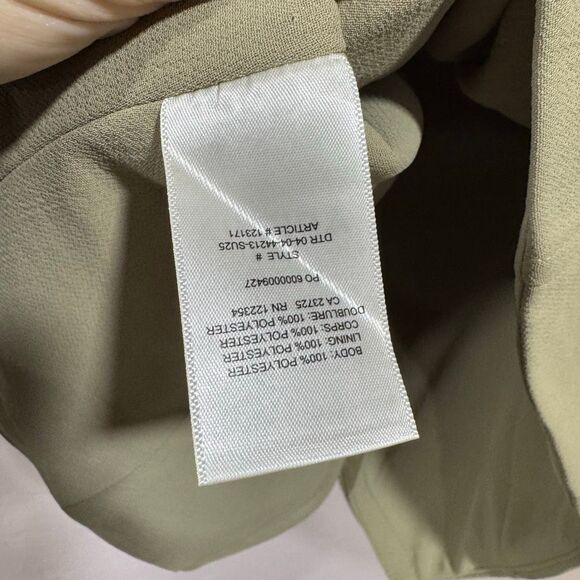 Aritzia Wilfred Attire Vest - Crepett size 0 Sun-dried Olive - Picture 8 of 9